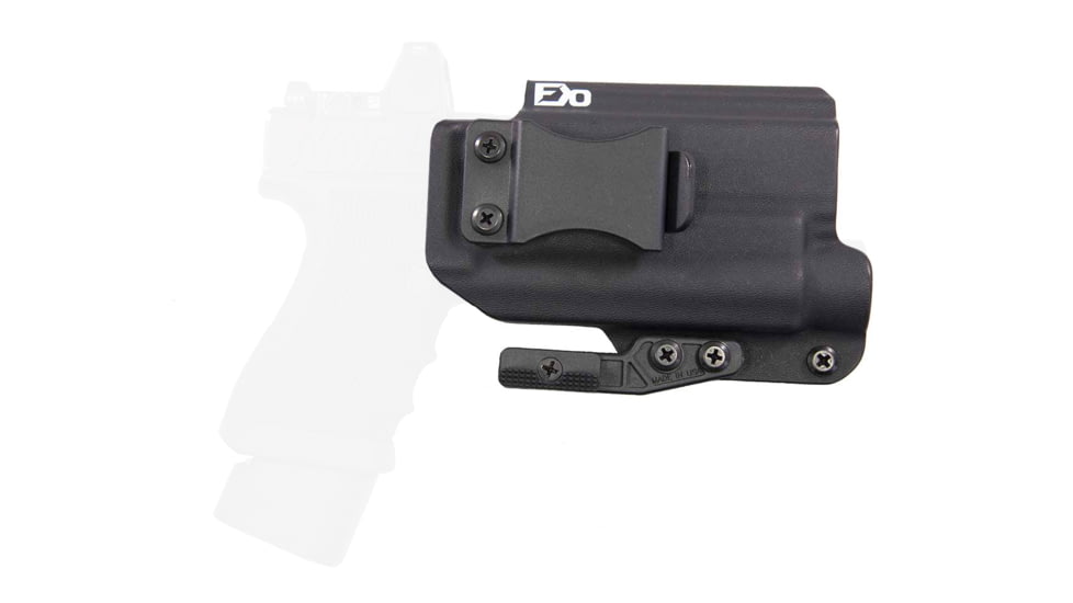 FDO Industries The Pyre Lightbearing IWB Kydex Holster for Glock 17/22/31 w/Streamlight TLR1 w/claw and Optic cut, Black, 3168