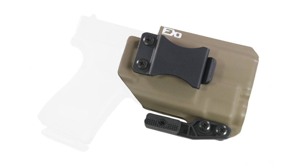 FDO Industries The Pyre Lightbearing IWB Kydex Holster for Glock 17/22/31 w/Streamlight TLR7 w/claw and Optic cut, Flat Dark Earth, 3199