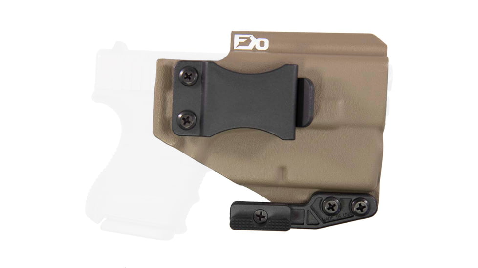 FDO Industries The Pyre Lightbearing IWB Kydex Holster for Glock 26 w/Streamlight TLR6 w/claw and Optic cut, Flat Dark Earth, 3250