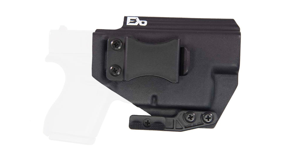 FDO Industries The Pyre Lightbearing IWB Kydex Holster for Glock 48 w/Streamlight TLR6 w/claw and Optic cut, Black, 3281