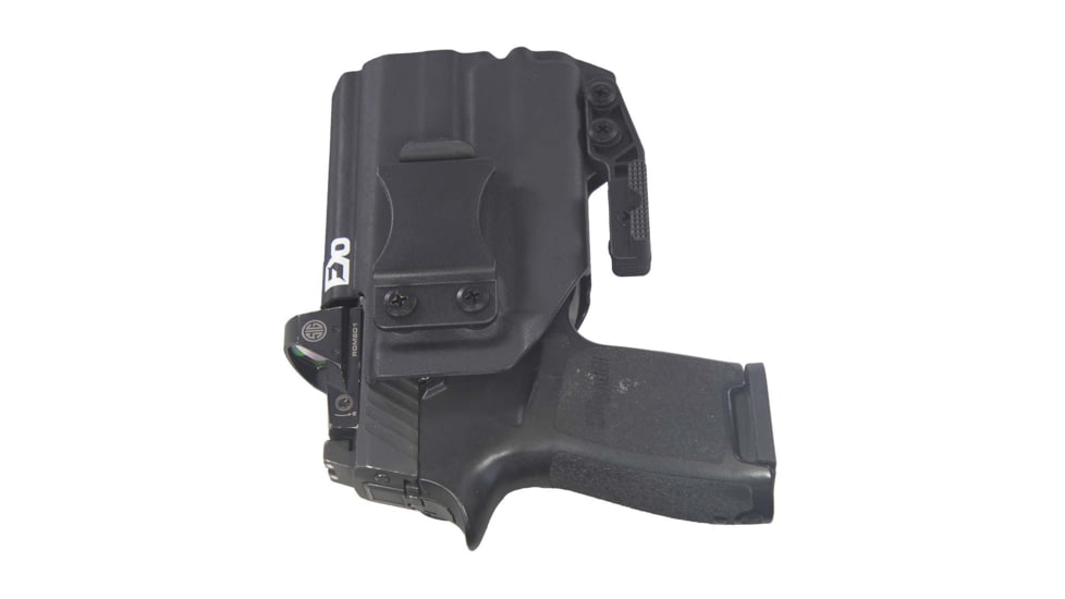 FDO Industries The Pyre Lightbearing IWB Kydex Holster for Sig P320 Compact w/Olight PL-Mini 2 w/claw and Optic cut, Black, 3328