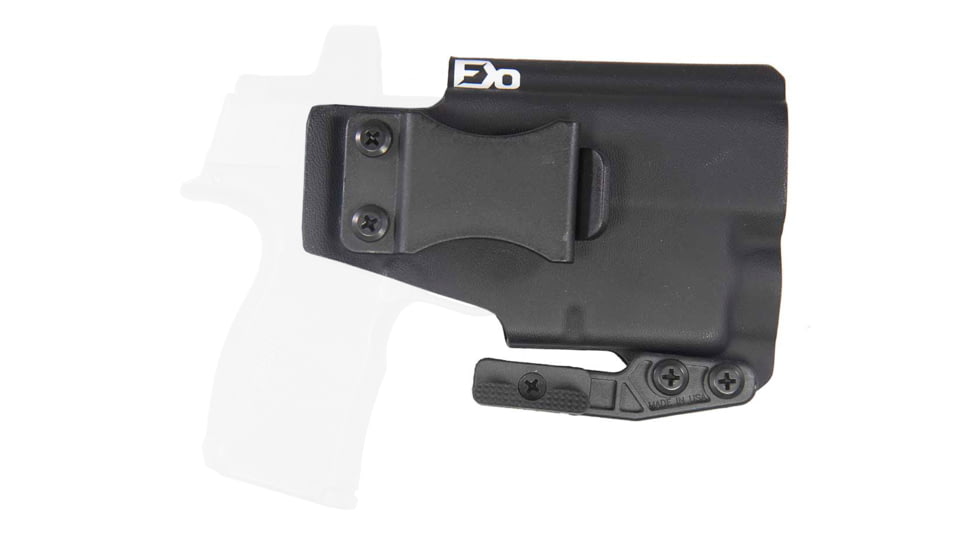FDO Industries The Pyre Lightbearing IWB Kydex Holster for Sig P365XL w/Streamlight TLR6 w/claw and Optic cut, Black, 3304
