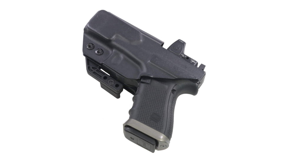 FDO Industries The Uninfringed IWB Kydex Holster for Glock 19/19X/32/45, Black, 0549