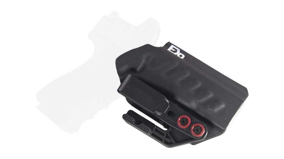 FDO Industries The Uninfringed IWB Kydex Holster for Glock 19/19X/32/45, Black, 0549