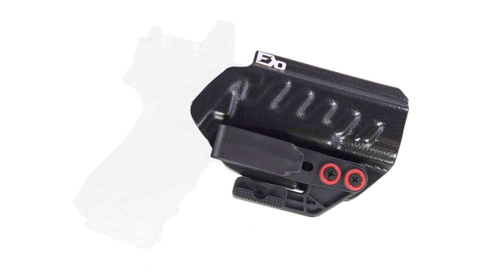 FDO Industries The Uninfringed IWB Kydex Holster for Glock 19/19X/32/45, Veloci Black, 0556