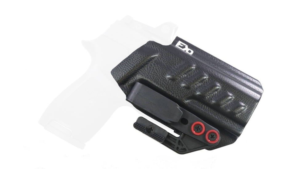 FDO Industries The Uninfringed IWB Kydex Holster for Sig P320 Compact, Veloci Black, 1683