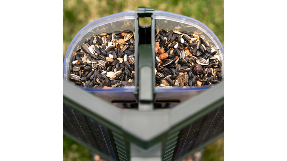 FeatherSnap Scout Version 1 Bird Feeder, Clear/Green, Small, FSBF001