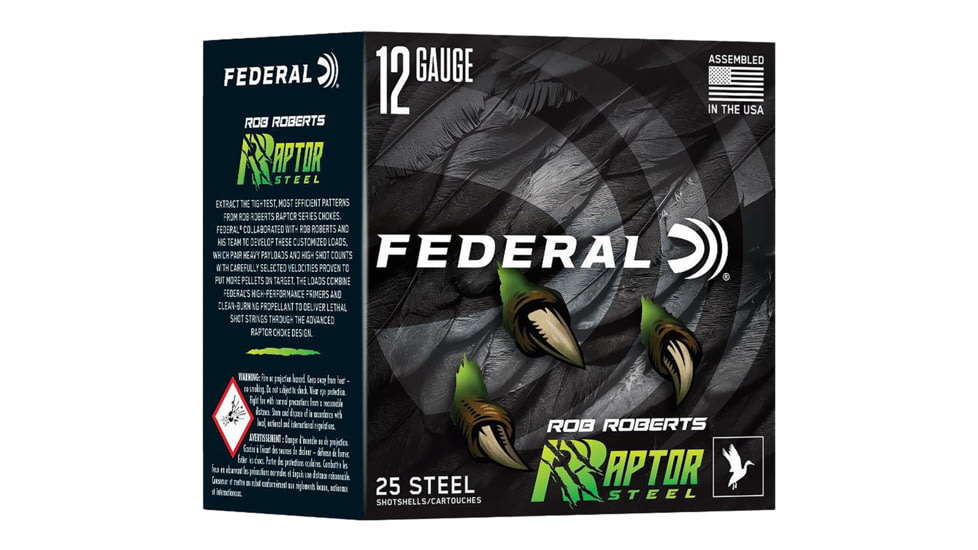 Federal 12 Gauge 3/8oz 3'' Shotgun Ammo, #2, 25 Rounds, RRS138 2