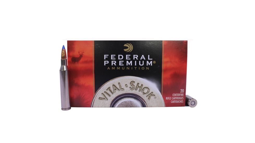 Federal Premium 25-06 Rem 100gr NoslB-Tip VtSh/20 P2506D
