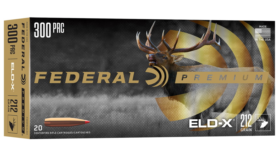 Federal Cartridge Rifle Ammo 300Prc 212 Eld-X 20/10, P300PRCELDX1