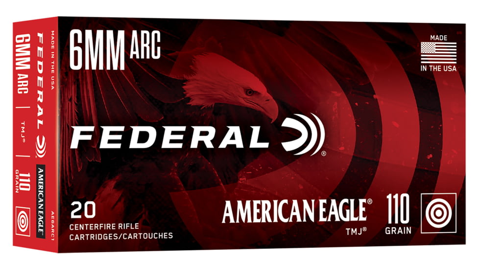 Federal Cartridge Rifle Ammo 6Arc 110 Tmj Ae 20/10, AE6ARC1