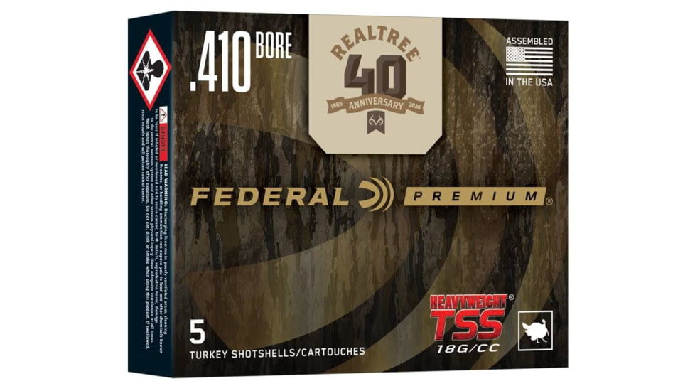 Federal .410 Gauge 13/16oz 3in Shotgun Ammo, #9, 5 Rounds, PTSS419FRT 9