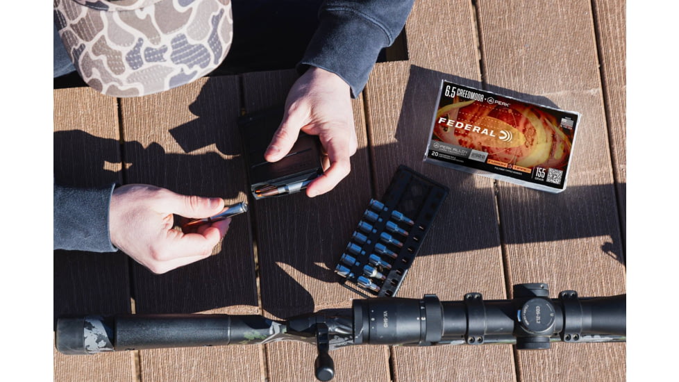 Federal 6.5 Creedmoor 155 grain Federal Fusion Tipped Peak Alloy Cased Rifle Ammunition