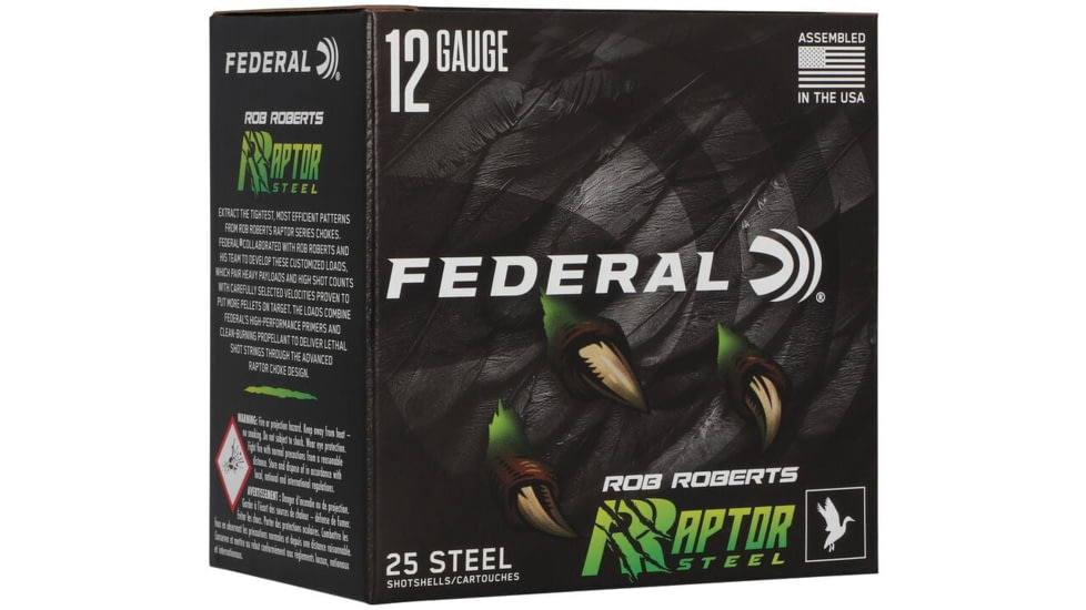 Federal 12 Gauge 1-3/8oz 3in Shotgun Ammo, #3, 25 Rounds, RRS138 3