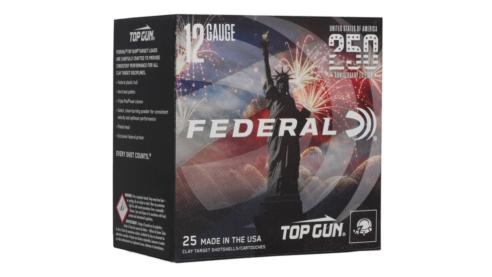 Federal USA 250TH 12 Gauge 1 1/8 oz 2 3/4 in Shotgun Ammunition