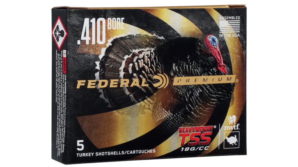 Federal Heavyweight TSS 28 Gauge 1 1/4oz 2.75in Shotgun Ammo. 9 Shot, 5 Rounds, PTSSX289F 9