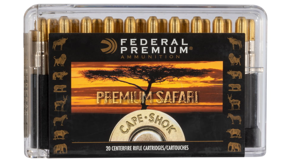 Federal P370A Premium Safari Cape-Shok 370 Sako Mag 286 Gr Barnes Banded Solid 2