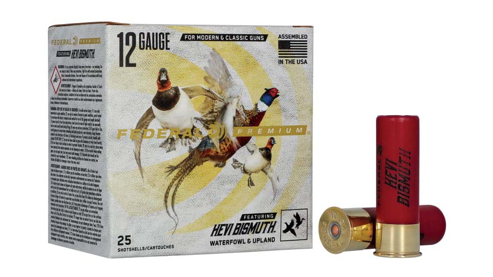 Federal Premium HEVI-Bismuth 12 Gauge 1 3/8oz 3'' Shotgun Ammo, #4, 25 Rounds, PHBX138 4