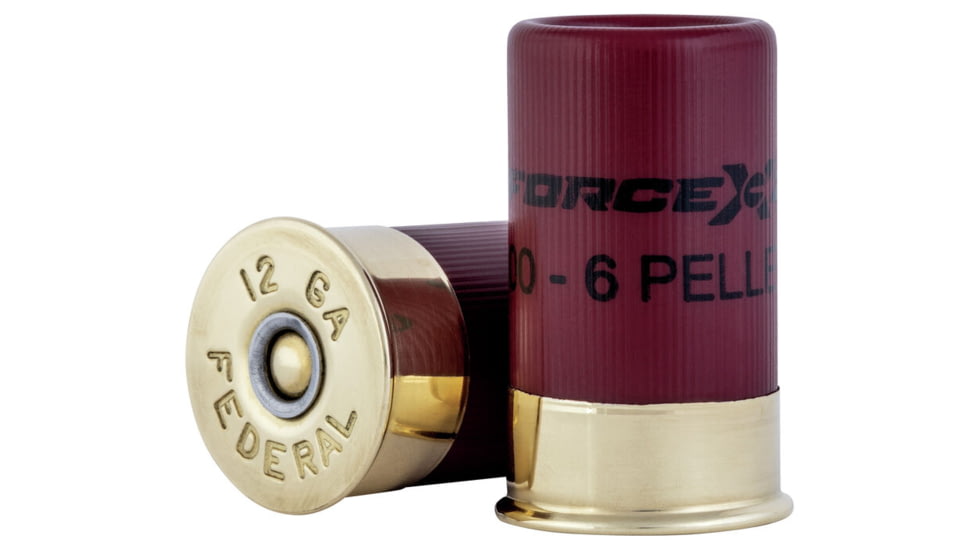 Federal Premium 12 Gauge 6-Pellet Force X2 1 3/4in Shotgun Ammunition, 10 Rounds, PD129FX2 00