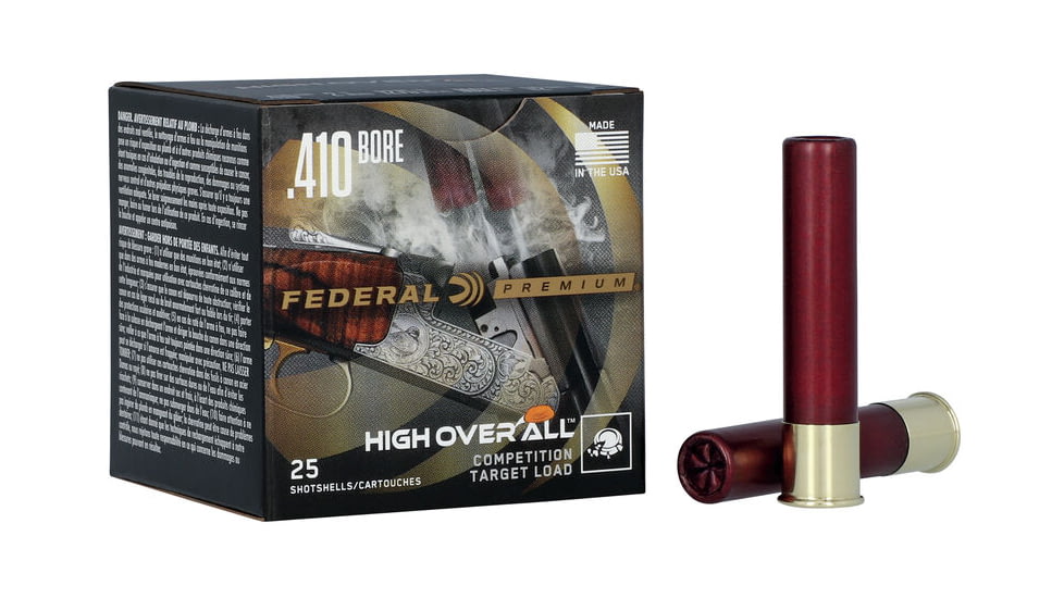 Federal Premium .410 Gauge 1/2oz 2 1/2in Shotgun Ammo, #8.5, 1200 FPS, 25 Rounds, HOA410 8.5