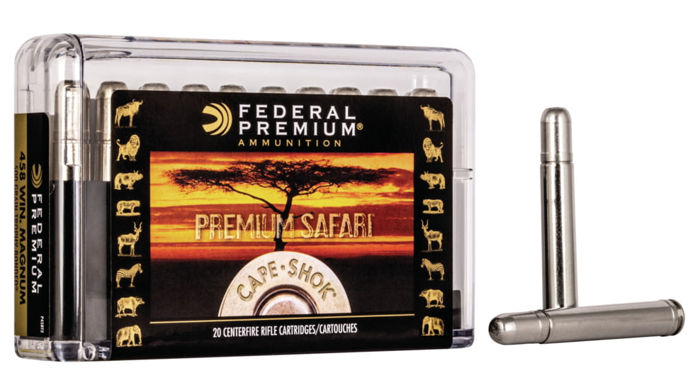 Federal Premium .458 Cal 500Gr Tbbc Comp Bullet, PB458TBBC500