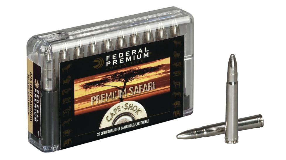 Federal Premium CAPE-SHOK .416 Magnum 400 Grain Trophy Bonded Bear Claw Centerfire Rifle Ammo, 20 Rounds, P416RT1