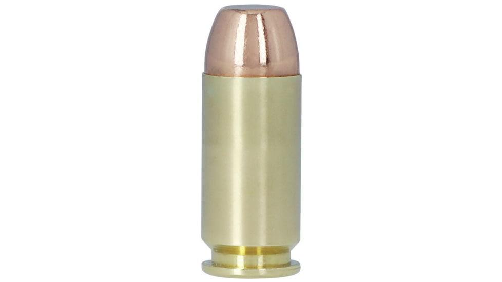 Federal Premium Gold Medal Action Pistol .40 S&amp;W 180grain Full Metal Jacket Flat Nose Brass Pistol Ammo, 50 Rounds, GM40AP1
