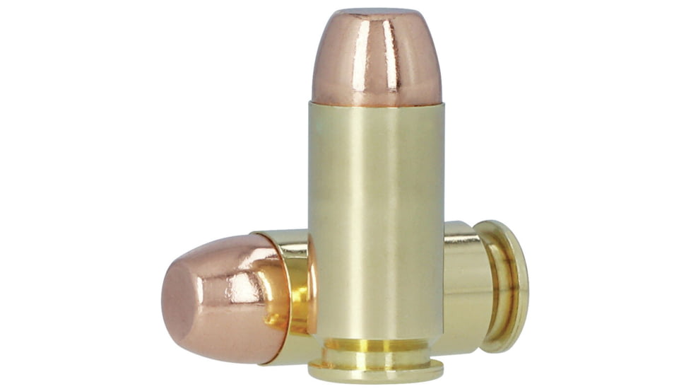 Federal Premium Gold Medal Action Pistol .40 S&amp;W 180 Grain Full Metal Jacket Flat Nose Brass Cased Pistol Ammo, 50 Rounds, GM40AP1