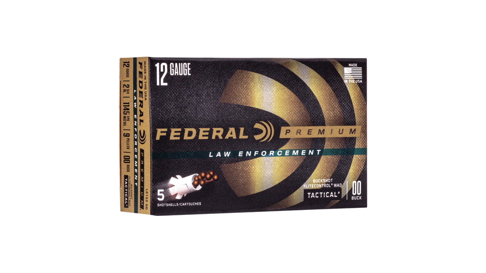 Federal Premium Fed Ammo Le 12ga. Case Lot 2.75'' Oo Buck 9 Pellet 250rds