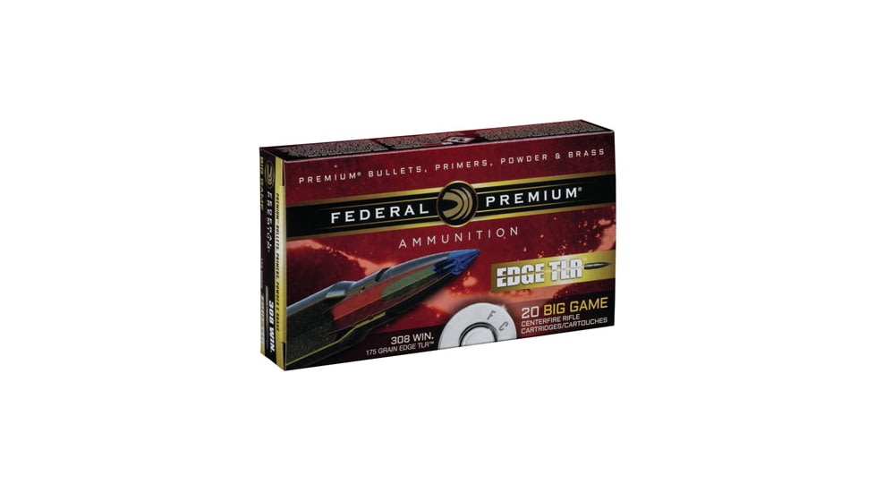 Federal Premium Fed Ammo Premium .308 Win. 175gr. Edge Tlr-bt 20-pk
