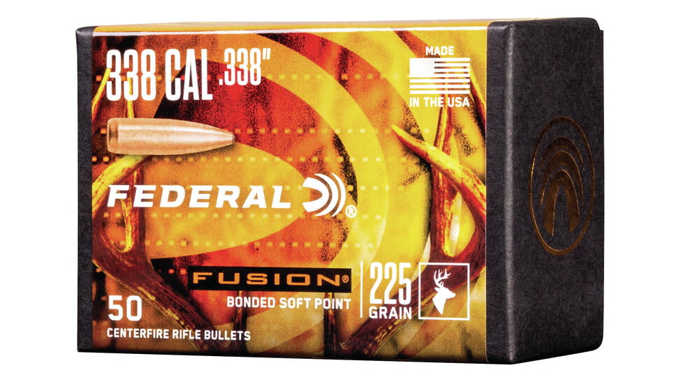 Federal Premium Fusion Component Bullet .338 Cal 225Gr, FB338F2