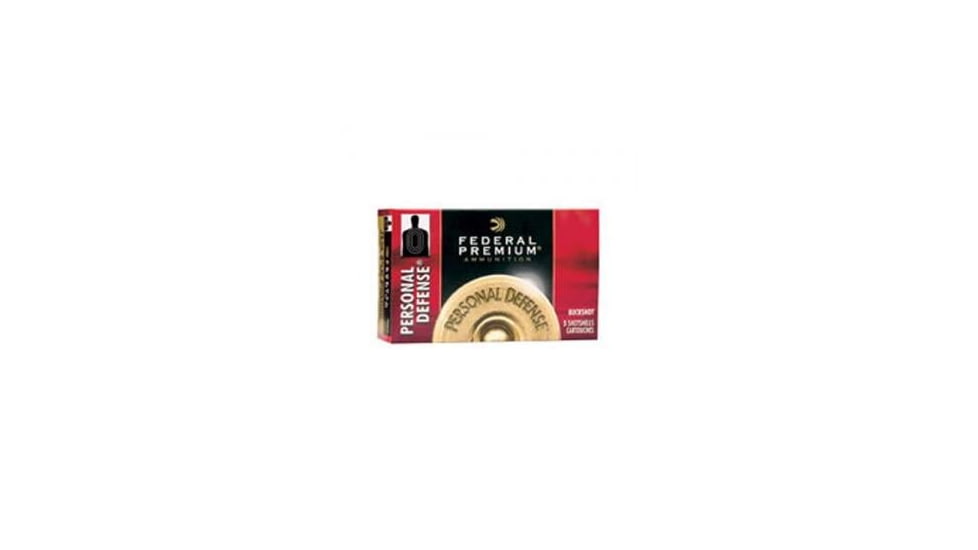 Federal Premium Personal Defense 20 ga 2 3/4in MAX 24 plts Size 4B 1100 fps - 5/box, PD256 4B
