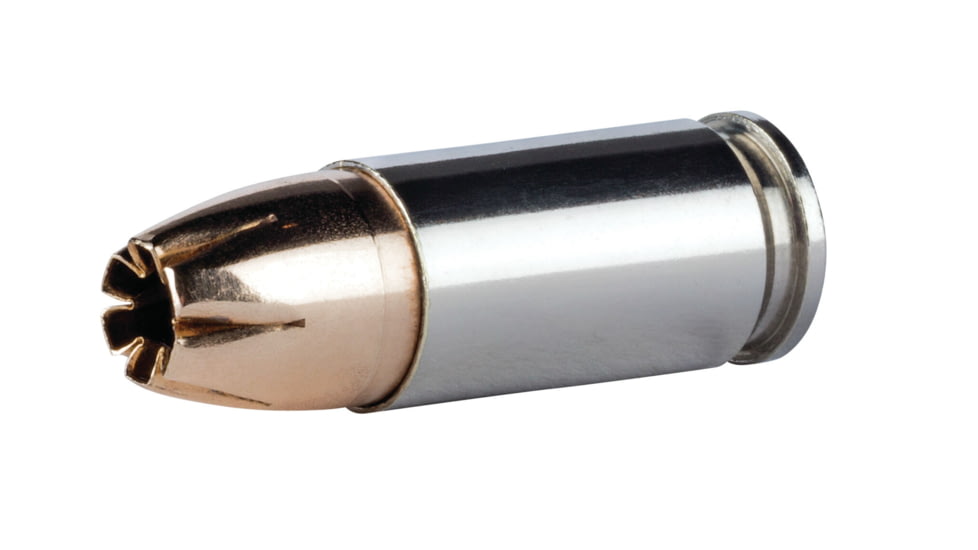 Federal Premium Centerfire Handgun Ammunition 9 mm Luger 135 Grain Hydra-Shok Deep Nickel-Plated Brass Case Centerfire Pistol Ammo, 20 Rounds, P9HSD1