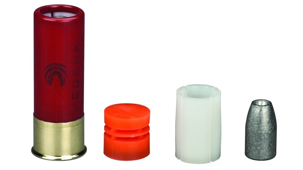 Federal Premium Power Shok 12 Gauge 1 oz Power Shok Sabot Slug Centerfire Shotgun Ammo, Rifled Slug Shot, 5 Rounds, F127 SS2, F127 SS2