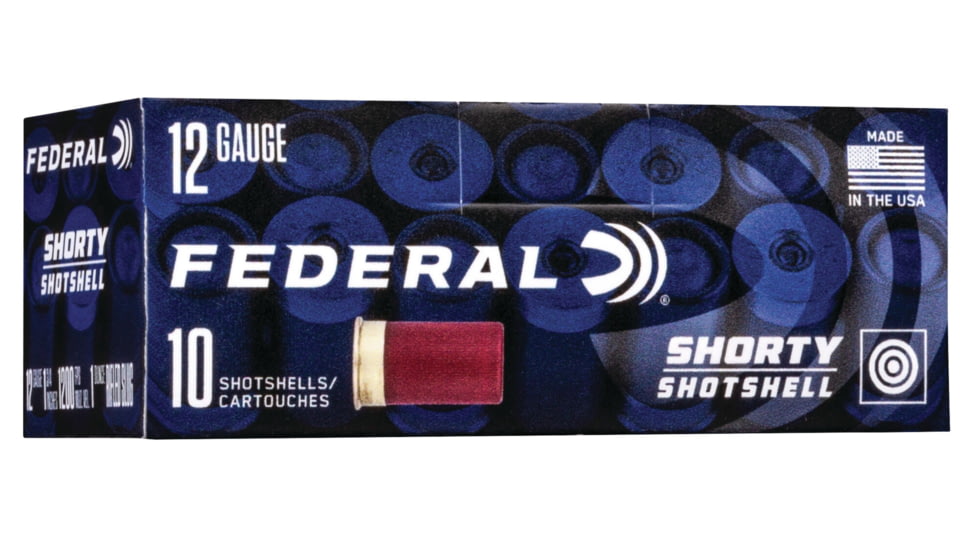 Federal Premium Power Shok 12 Gauge 1 oz Shorty Shotshells Centerfire Shotgun Ammo, Rifled Slug Shot, 10 Rounds, SH129 RS, SH129 RS