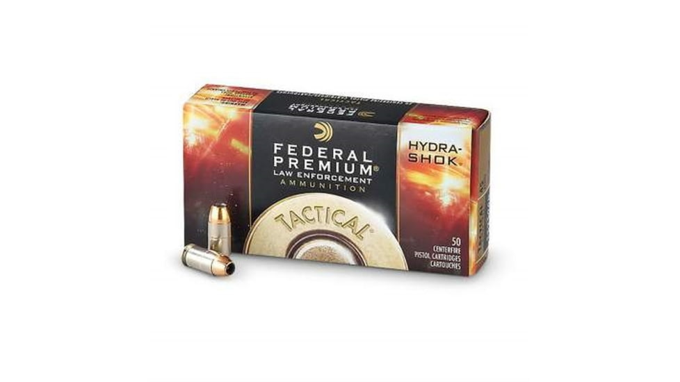 Federal Premium Premium 9mm Luger Hydra-shok Jacketed Hollow Point (JHP) Pistol Ammo, 1000 Rounds, P9HS1G1