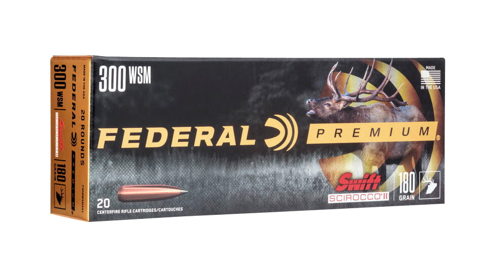 Federal Premium Swift Scirocco .350 Legend 170 grain Swift Scirocco II Brass Cased Centerfire Rifle Ammo, 20 Rounds, P350LSS1