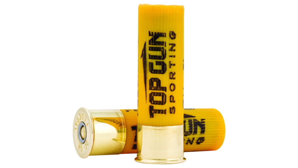 Federal Premium Top Gun 20 Gauge 7/8 oz Top Gun Sporting Centerfire Shotgun Ammo, 8 Shot, 25 Rounds, TGS224 8, TGS224 8