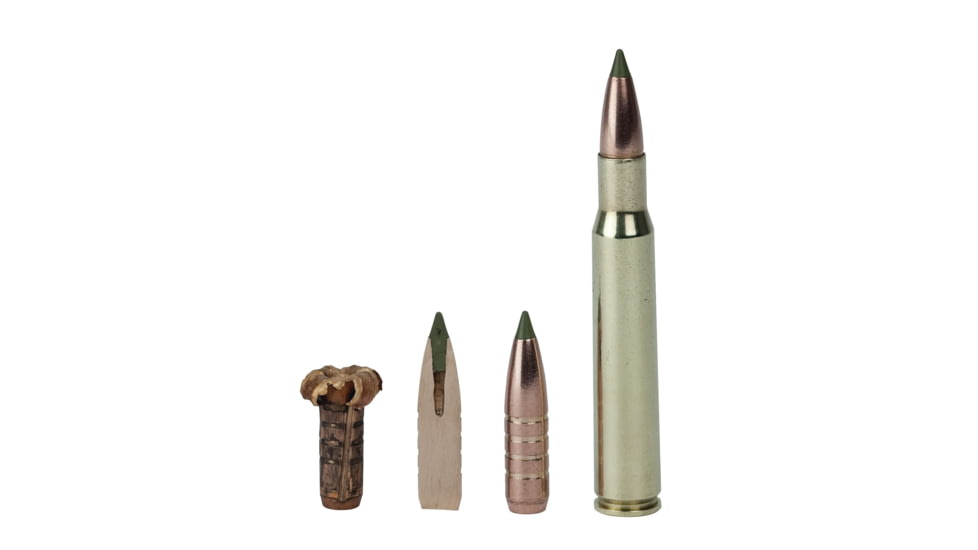 Federal Premium VITAL-SHOK .30-06 Springfield 165 Grain Trophy Copper Centerfire Rifle Ammo, 20 Rounds, P3006TC2