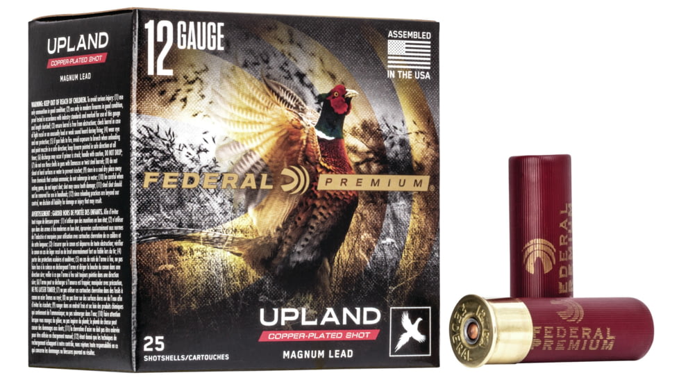 Federal Premium Wing Shok 12 Gauge 1 5/8oz Upland High Velocity Shotgun Ammo, 6 Shot, 25 Rounds, P129 6