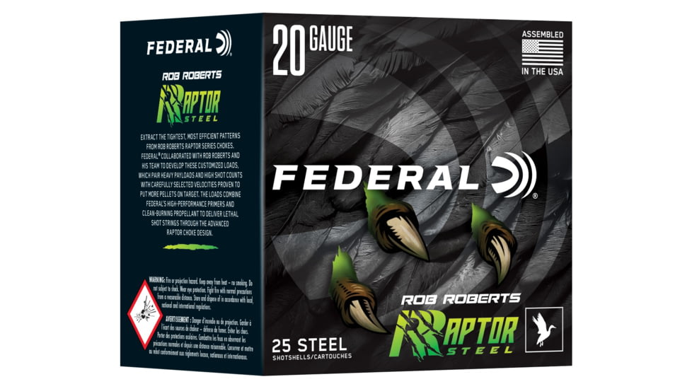 Federal 20 Gauge 1oz 3in Shotgun Ammo, #3, 25 Rounds, RRS209 3