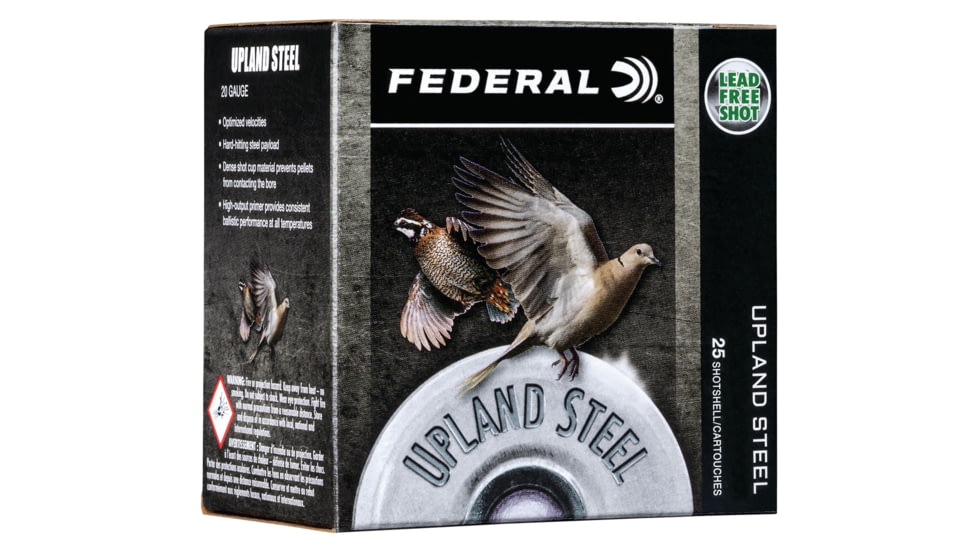 Federal Premium Upland Steel 28 Gauge 5/8oz 2 3/4'' Shotgun Ammo, 6, 25 Rounds, USH28 6