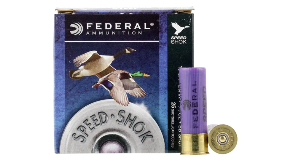 Federal WF168BB Speed-Shok Waterfowl 16 Gauge 2.75 15/16 Oz BB Shot 25 Bx/ 10