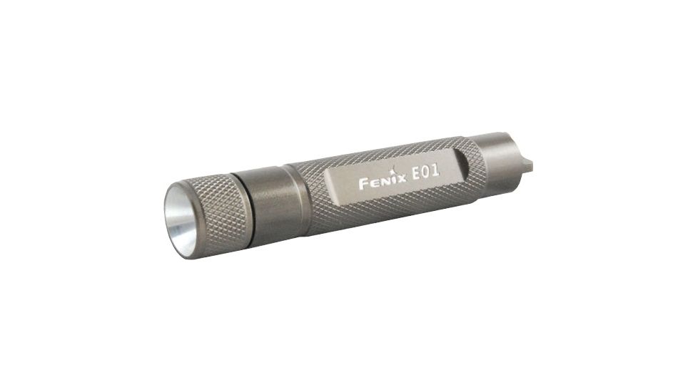 Fenix E01 13 Lumens Flashlight with Battery, Olive, 13 E01GSOL-B