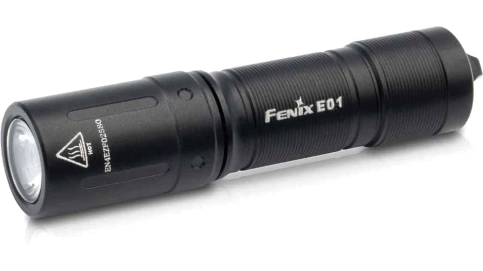 Fenix E01 V2.0 AAA 100 Lumens LED Flashlight, Black, FX-E01V2BLK