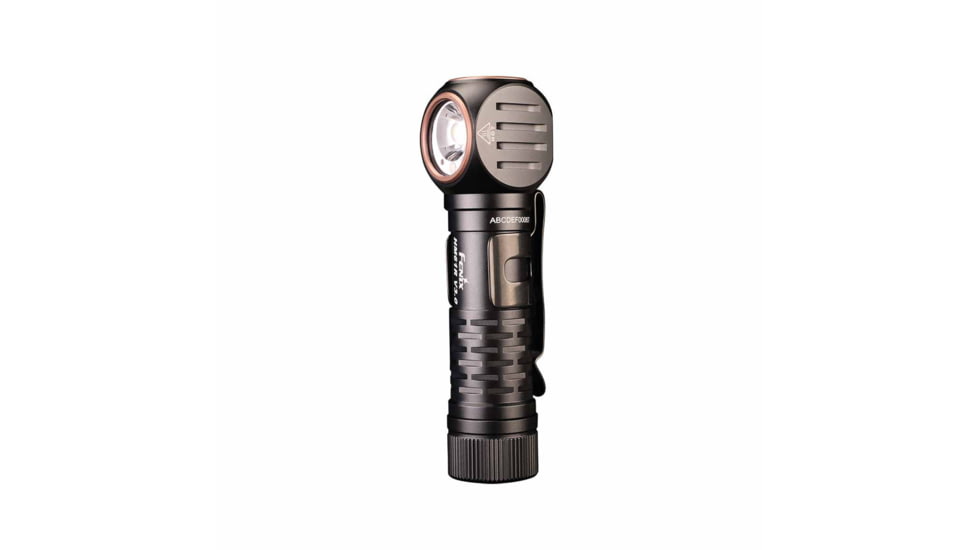 Fenix HM61RV3, Headlamp, White LED, 1,800 Lumens, Matte Finish, Black, Includes Headband and Rechargeable ARB-L18-4000 Battery