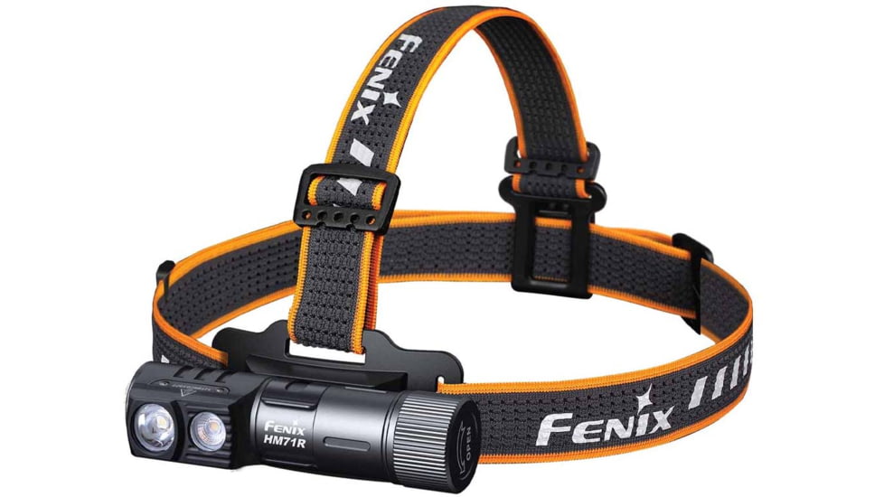 Fenix HM71R, Headlamp, White LED, 2,700 Lumens, Matte Finish, Black, Includes Headband and Rechargeable ARB-L21-5000 Battery