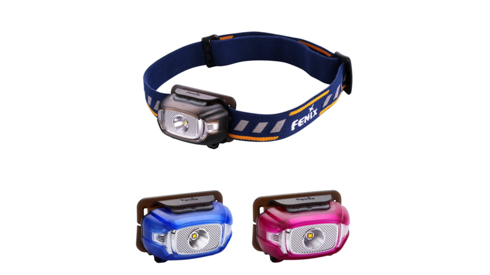 Fenix HL15 LED Headlamp, Black, Blue, Purple