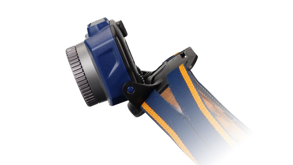 Fenix Rechargeable Focusable LED Headlamp CREE XP-L HI V2 LED 600 Lumens Includes Built-In Li-Poly Battery Pack, Blue, HL40XPBL