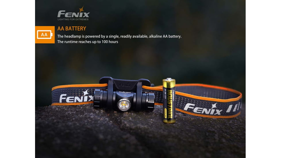 Fenix HM 23 Headlamp, HM23NLBK